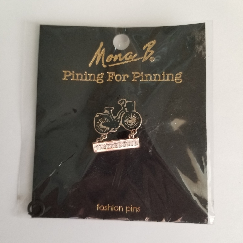 Mona B Fashion Pin Lapel ~ VINTAGE SOUL BICYCLE ~ Pining for Pinning